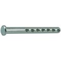 Midwest Fastener 1/4" x 2-1/2" Zinc Plated Steel Universal Clevis Pins 5PK 34725